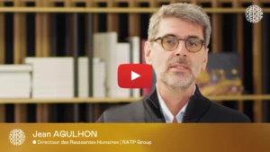 Jean Agulhon RATP is a man wearing glasses and a black jacket